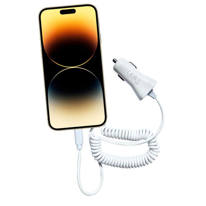 C3 2 AMP Car Charger for iPhone, iPod, & iPad