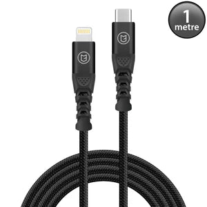 C3 USB C to Lightning Braided Cable iPhone Charger Cable - 1M/2M/3M