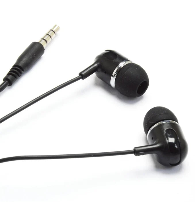 C3 Xtra Bass Headphones with 3.5mm Socket Mobile compatible - Black & White