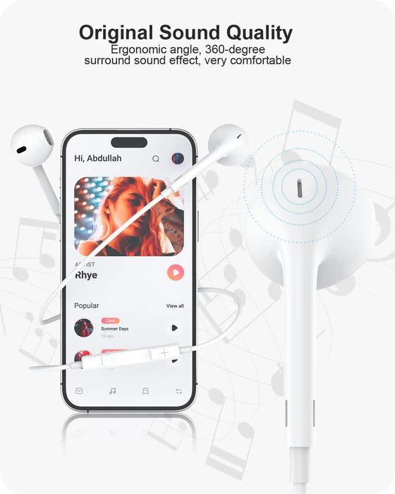 C3 Lightning iPhone Earphones